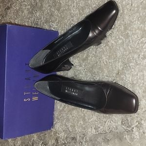 STUART WEITZMAN PEWTER INTEL SHOES